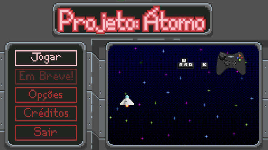 Projeto: Átomo menu